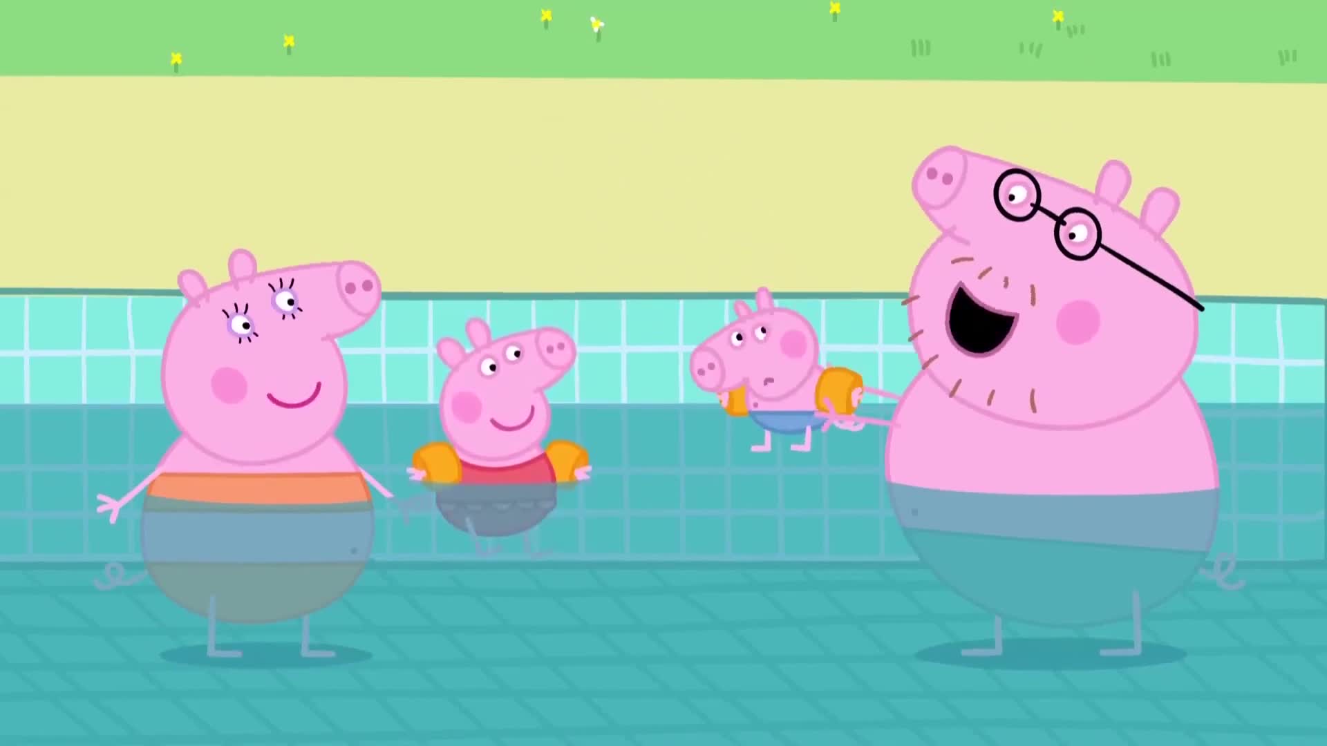 Peppa Pig Learn Chinese 🏊swimming 游泳_-_pinyin___english___simplified_subtitles
